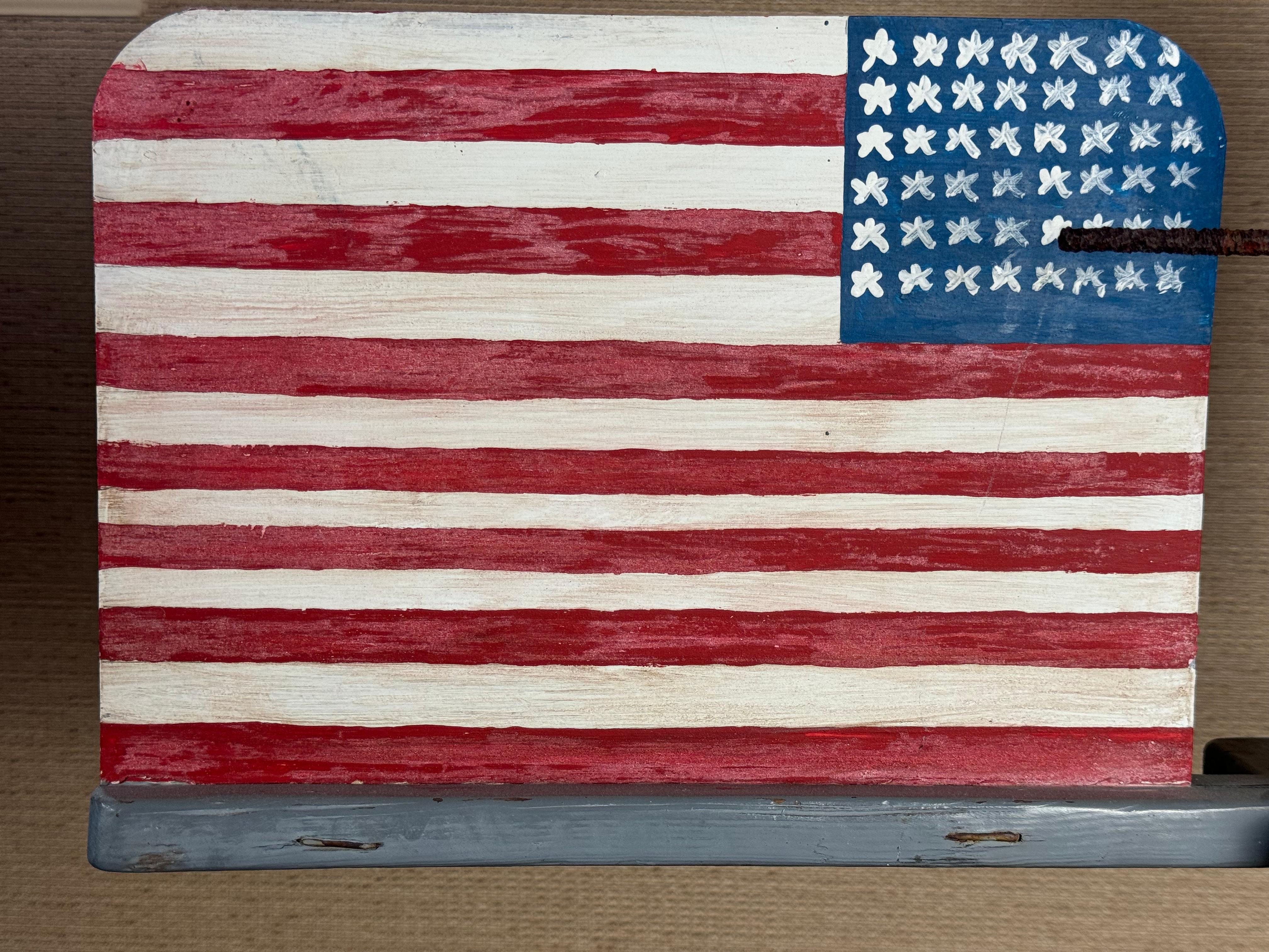 Patriotische Flagge Whirligig im Angebot 5