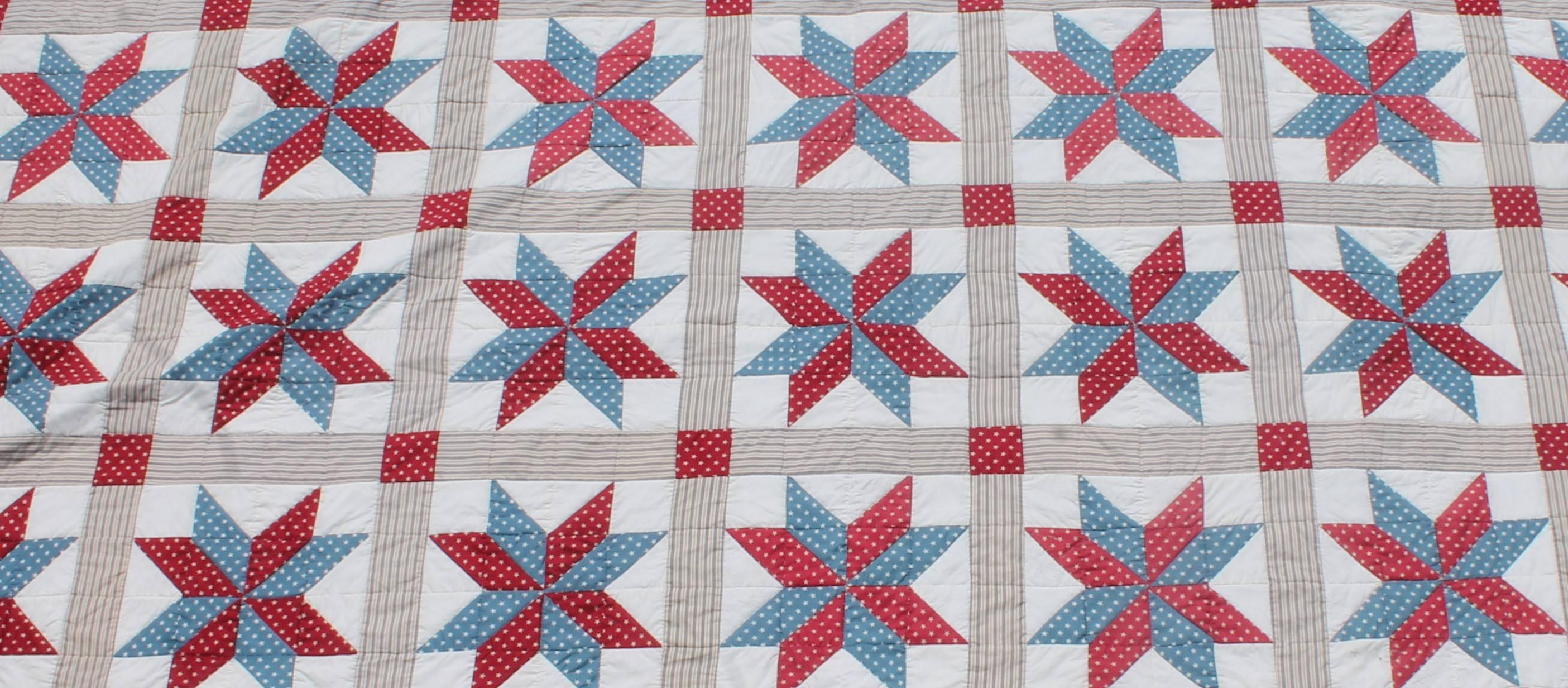 Other Patriotic Quilt Eight Point Stars