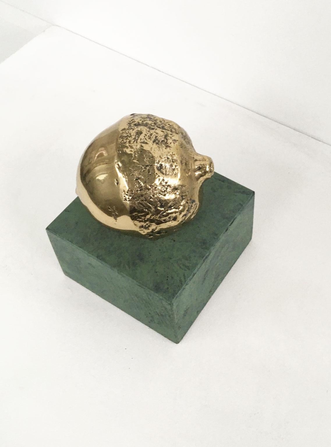 Bronze Sculpture by Patrizia Guerresi Melograno Pomegranate For Sale 9
