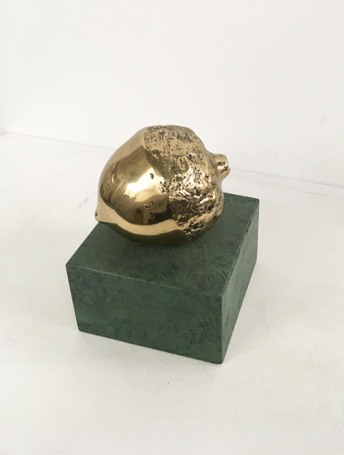 Bronze Sculpture by Patrizia Guerresi Melograno Pomegranate For Sale 10