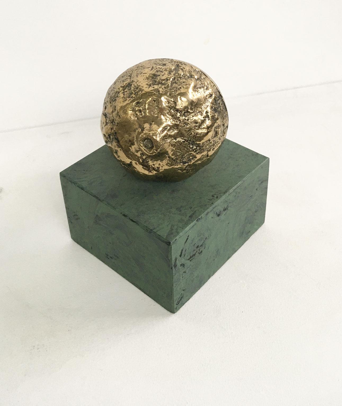 Bronze Sculpture by Patrizia Guerresi Melograno Pomegranate For Sale 3