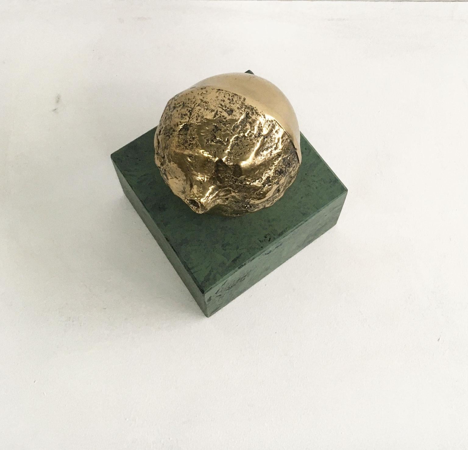 Bronze Sculpture by Patrizia Guerresi Melograno Pomegranate For Sale 4