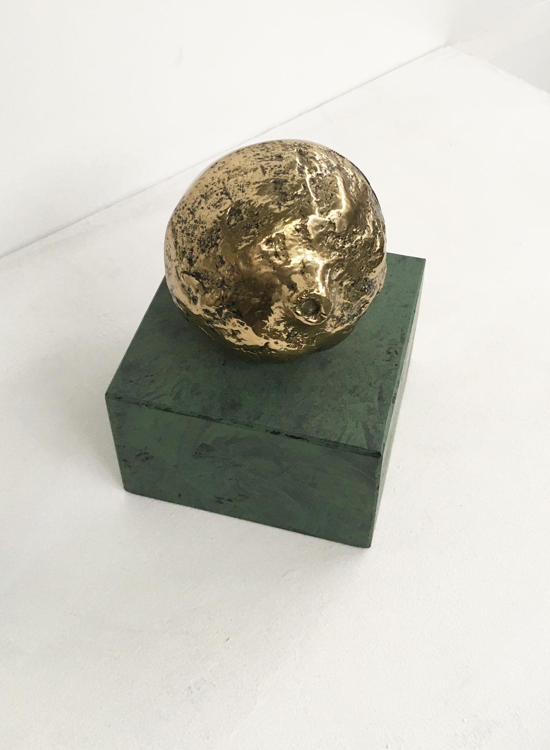 Bronze Sculpture by Patrizia Guerresi Melograno Pomegranate For Sale 5