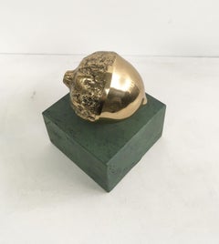 Vintage Bronze Sculpture by Patrizia Guerresi Melograno Pomegranate