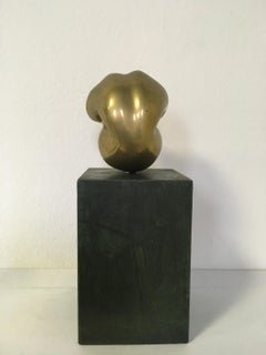 Deji by Patrizia Guerresi Maimouna Abstract Sculpture Polished Bronze