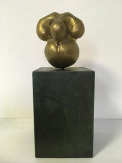 Deji by Patrizia Guerresi Maimouna Abstract Sculpture Polished Bronze