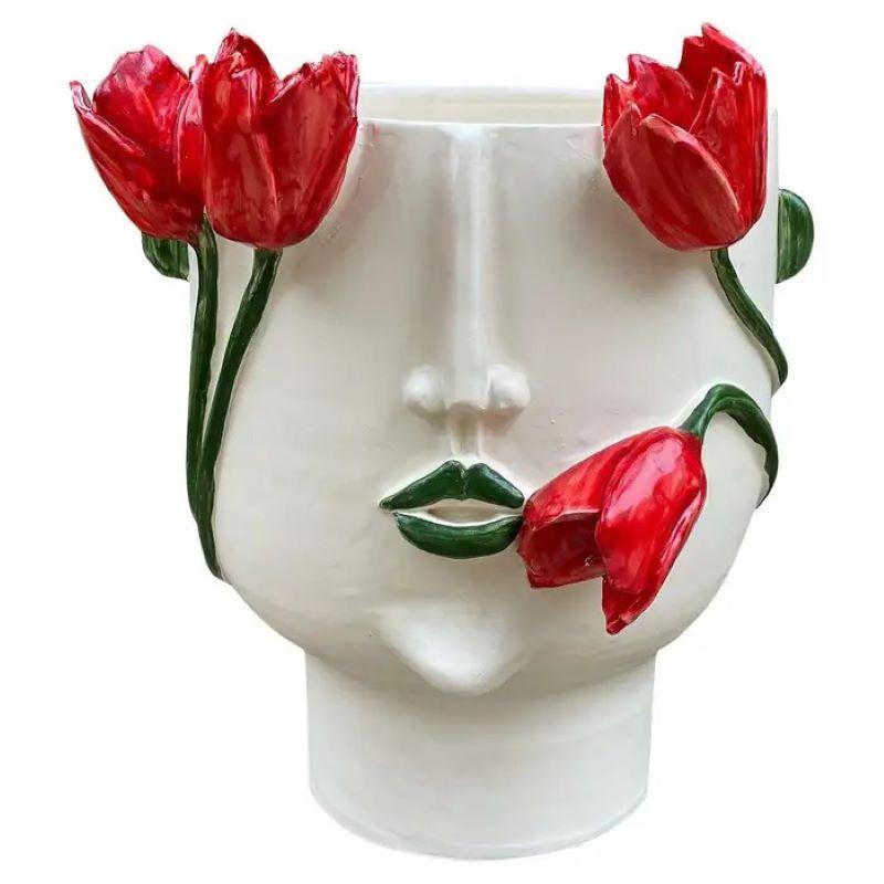 Patrizia Italiano Head Vases Collection ( x 11) In New Condition For Sale In Milan, IT