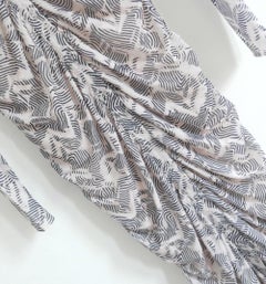 Abito camicia a rete con impronte digitali di Patrizia Pepe