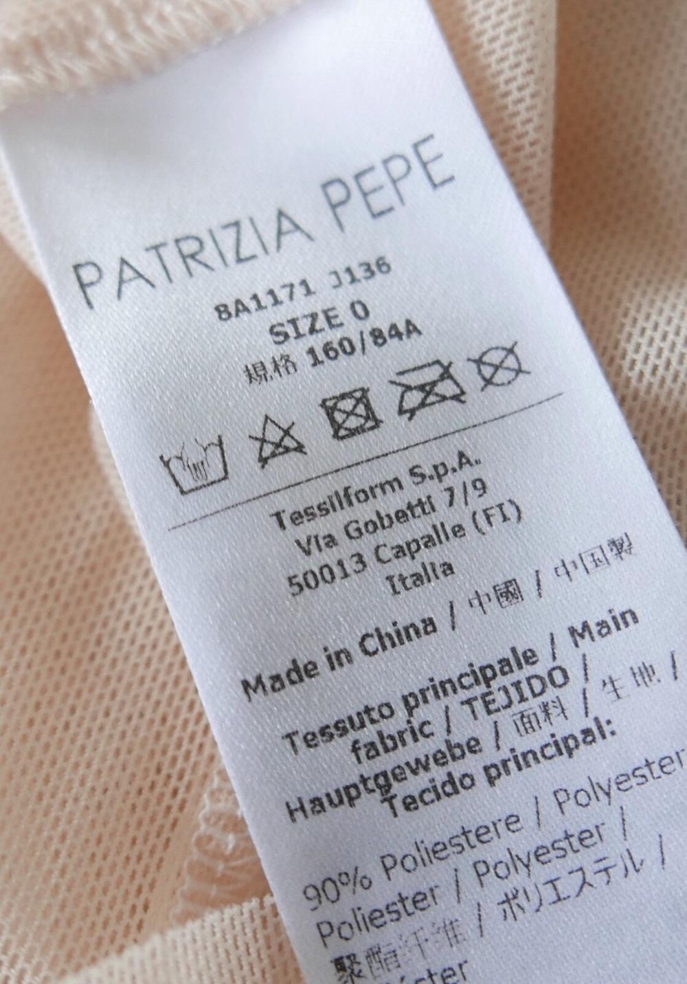 Patrizia Pepe Fingerprint Mesh Hemdkleid Damen im Angebot