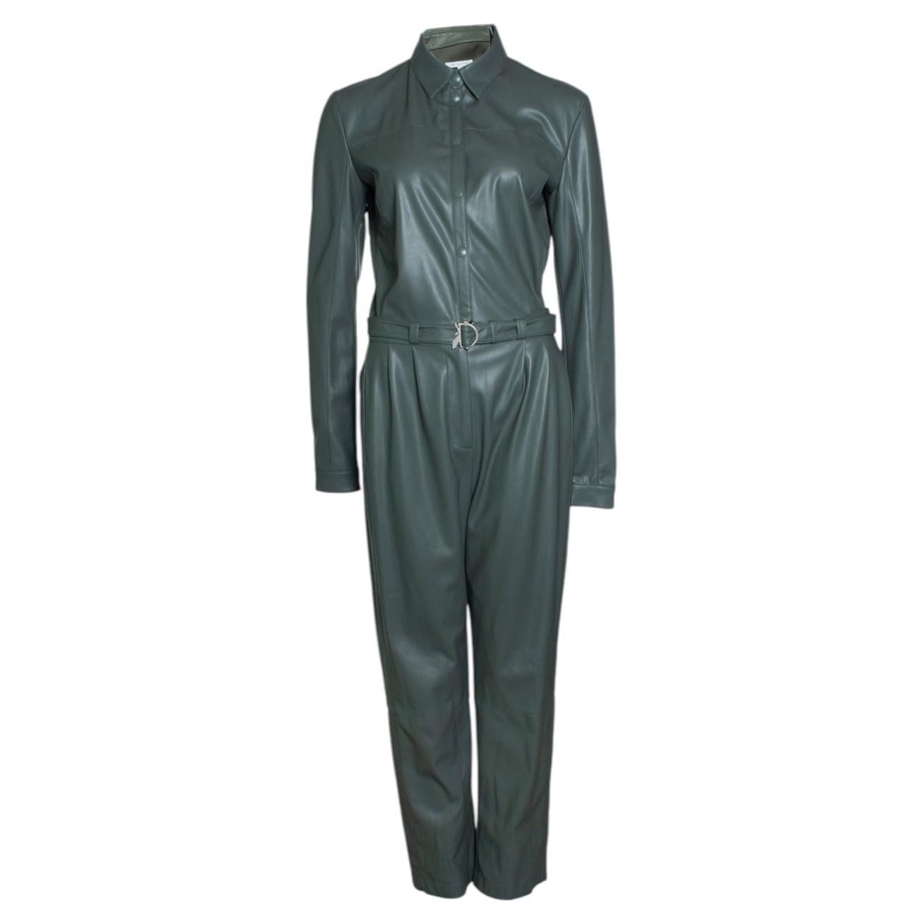 Patrizia Pepe, Imitation leather jumpsuit For Sale