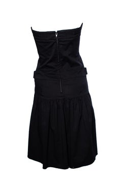 Patrizia Pepe, Strapless dress with buttons
