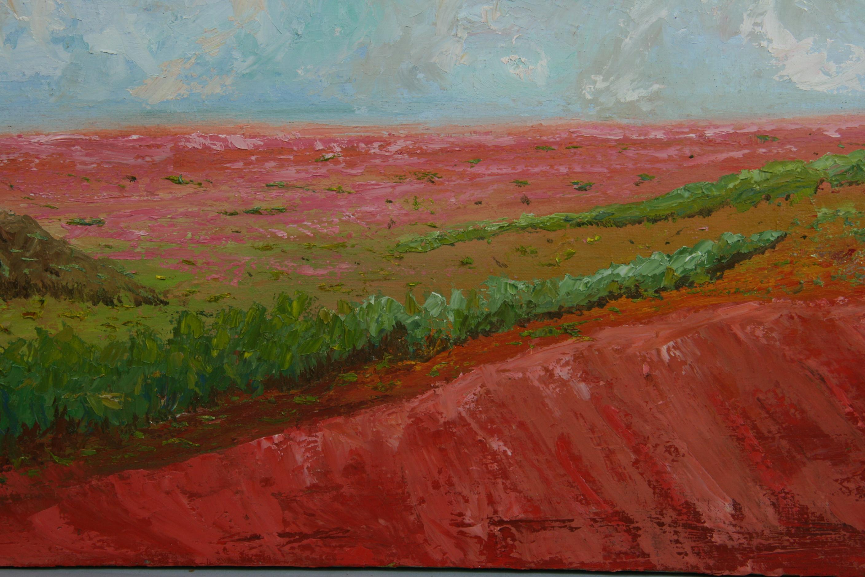 Impressionist French Sunset Landscape For Sale 3