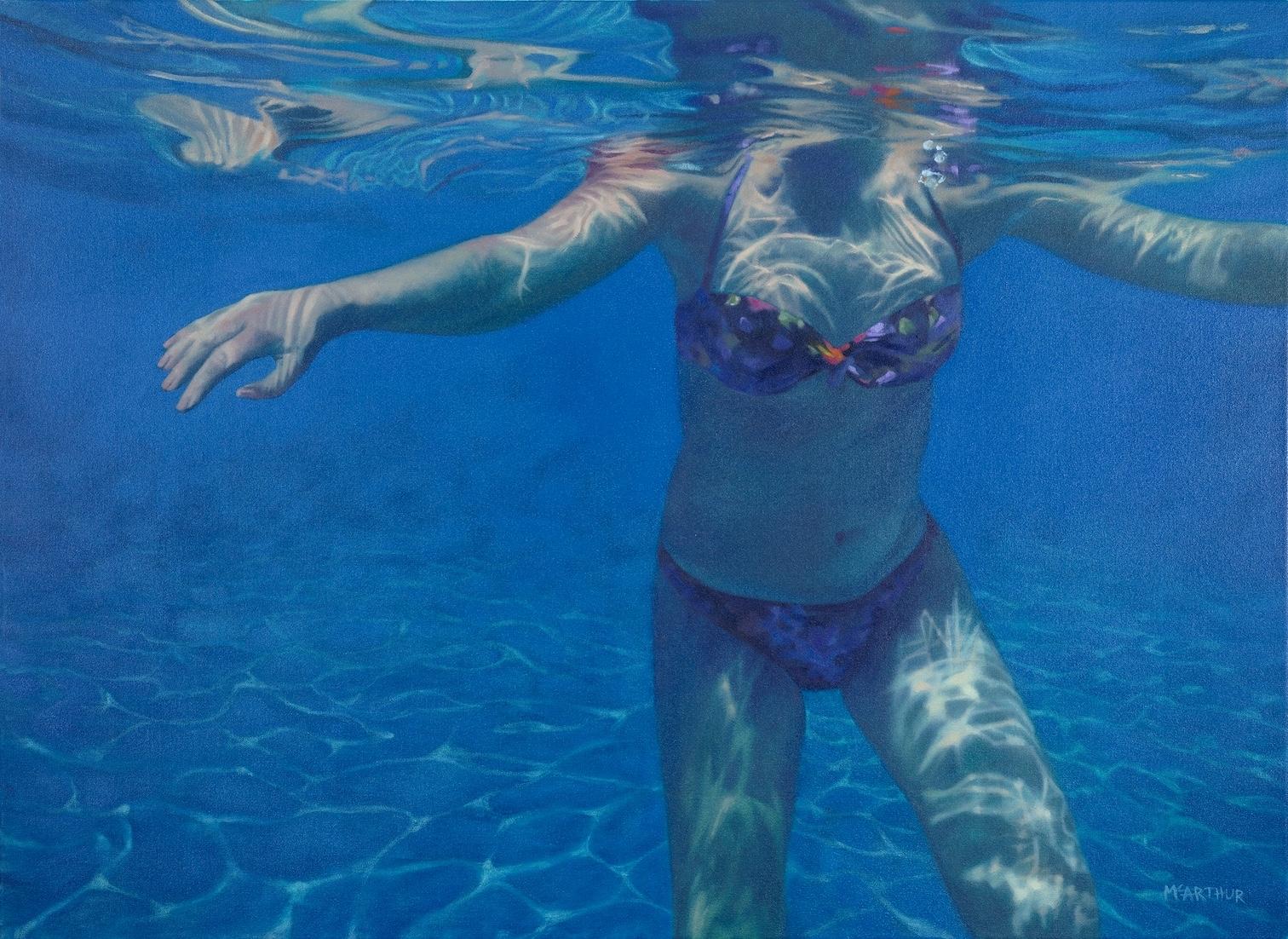 Kaleidoscope by Patsy McArthur -oil on canvas, contemporary realistic underwater