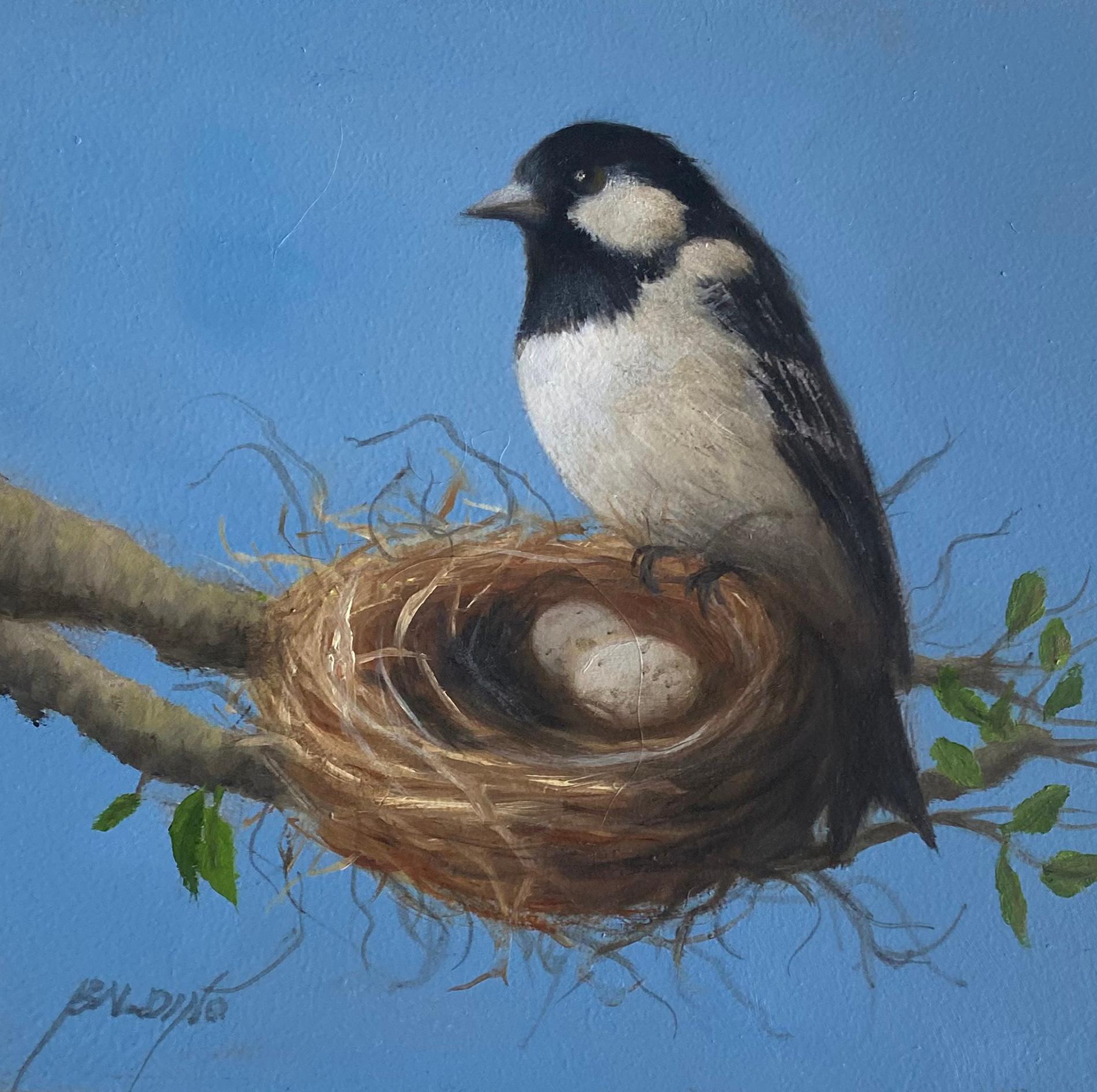 Patt Baldino Still-Life Painting - The Watchful Heart