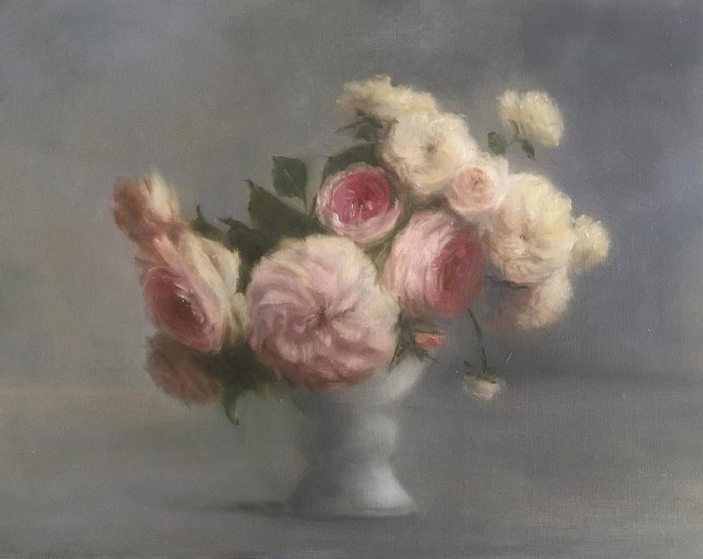 Still-Life Painting di Patt Baldino - Bouquet Whisper Soft