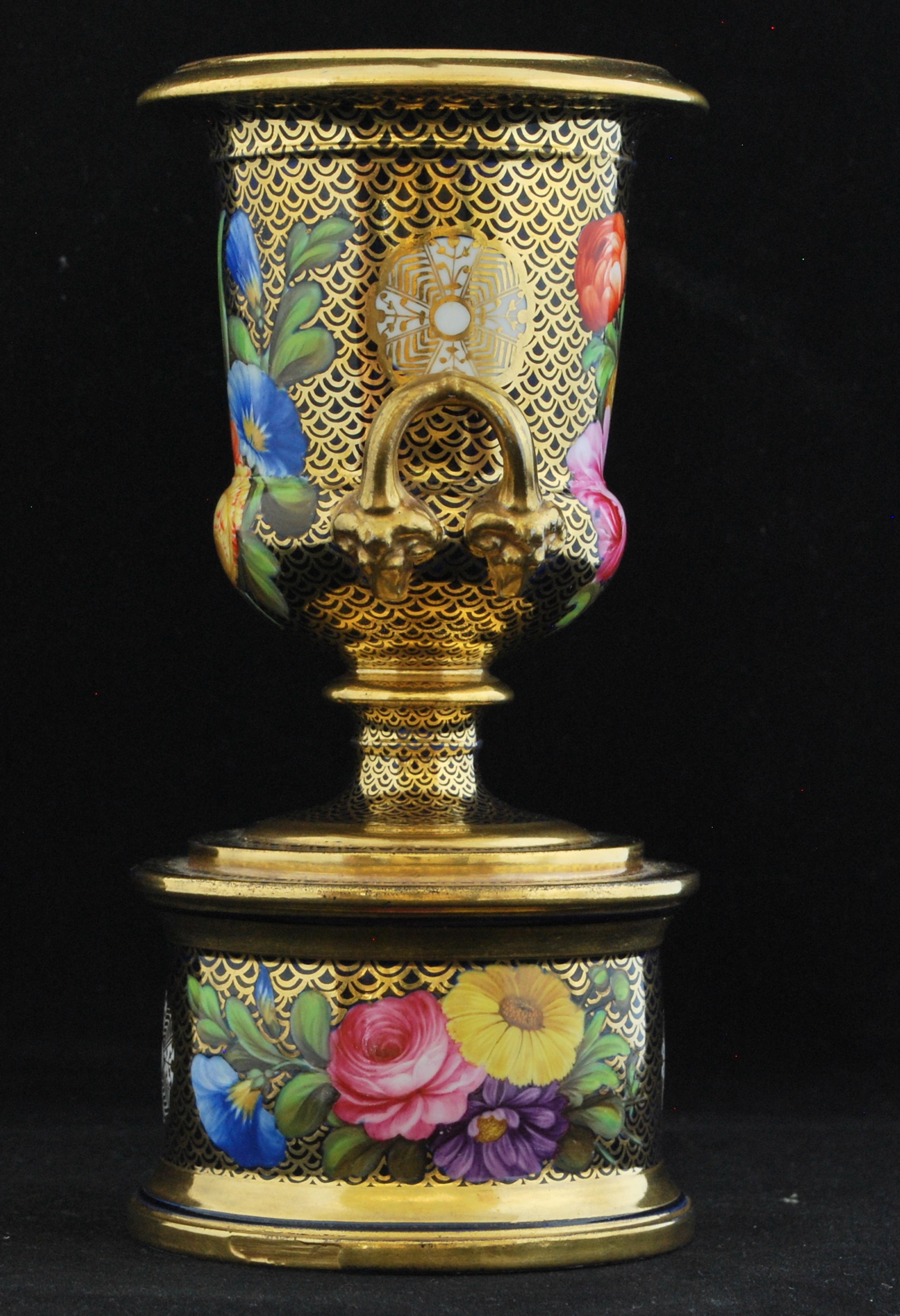Campana-Vase mit Muster 1166. Spode, um 1820 (Regency) im Angebot