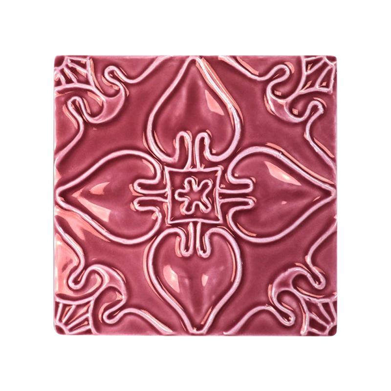 carreaux de céramique à motifs peints à la main, couleurs