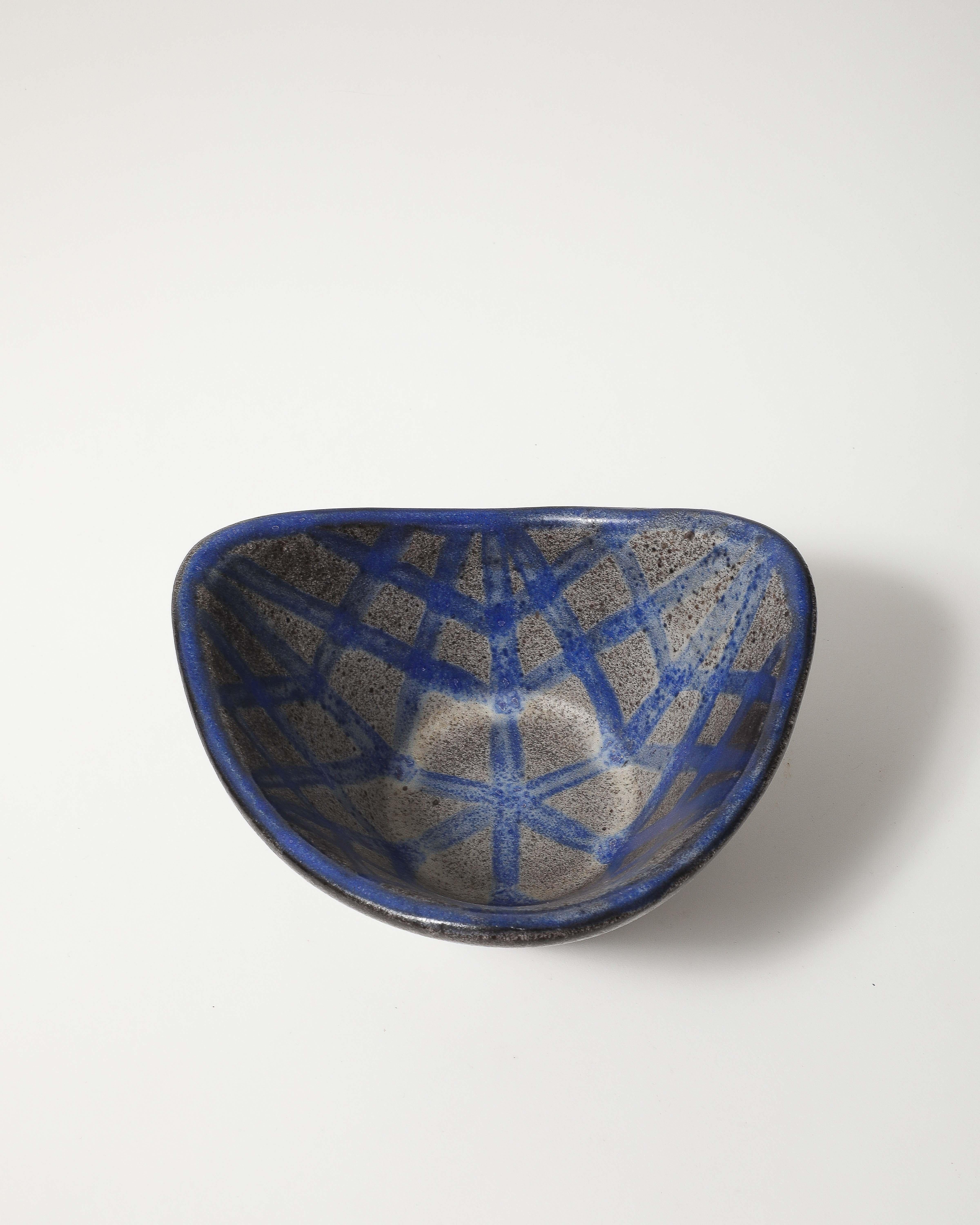 Bol en céramique à motifs de Mari Simmulson pour Upsala Ekeby, Suède c.C. 1960 en vente 4