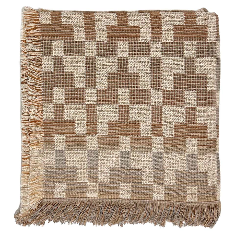 Patterned Woven Cotton Throw Blanket by Folk Textiles (Joaquin ...