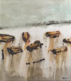 Patterson Boat Vertical sin título 9. Pintura acrílica