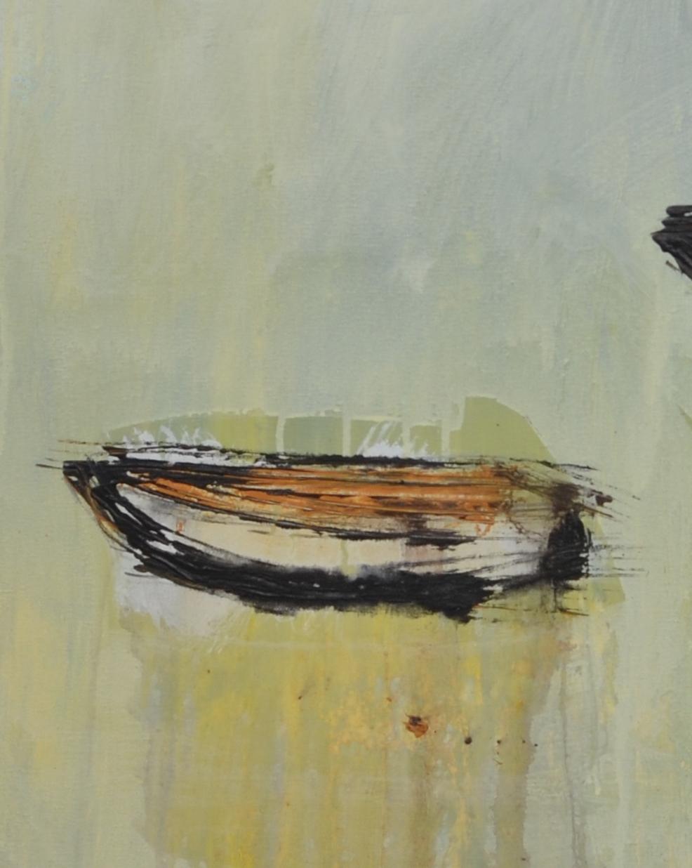 Patterson   Barche  Greene & Greene  Pittura acrilica dorata - Painting Neoespressionismo di PATTERSON, Yendris