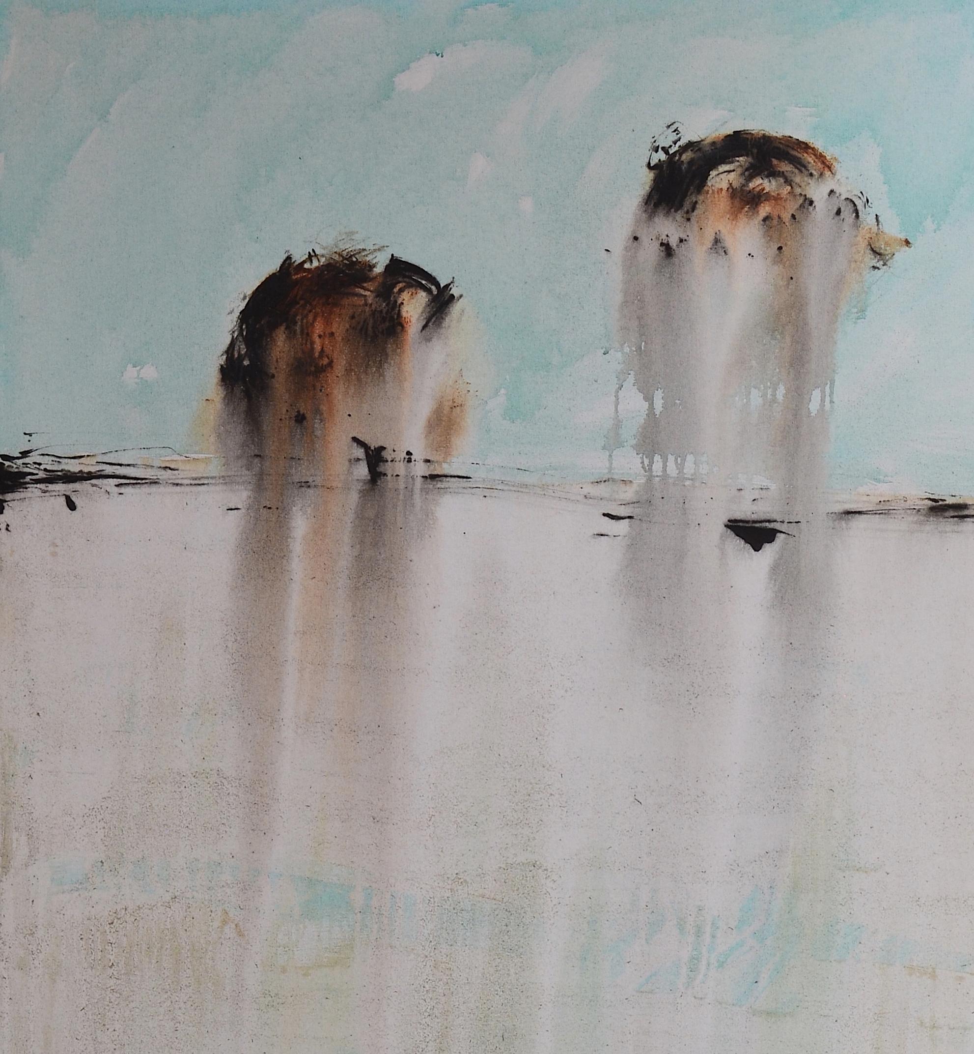 Patterson   Barche nel mare. Deriva. 2020. pittura acrilica - Painting di PATTERSON, Yendris