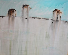 Patterson   Barche nel mare. Deriva. 2020. pittura acrilica