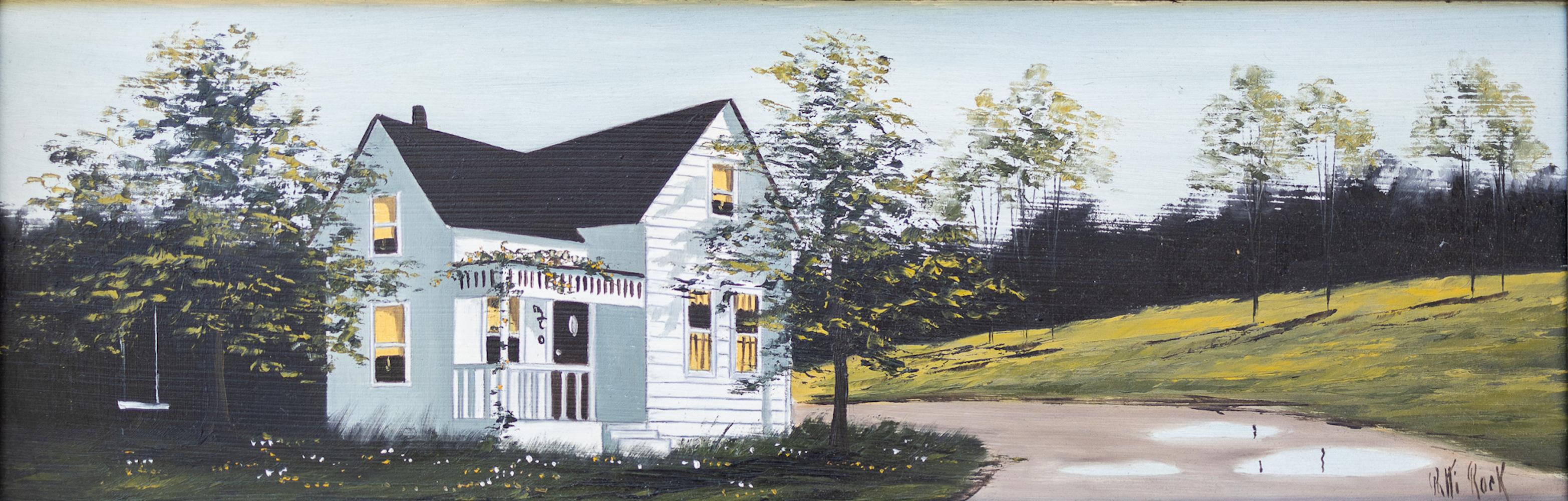 Patti Rock Landscape Painting - Farmhouse Landscape I
