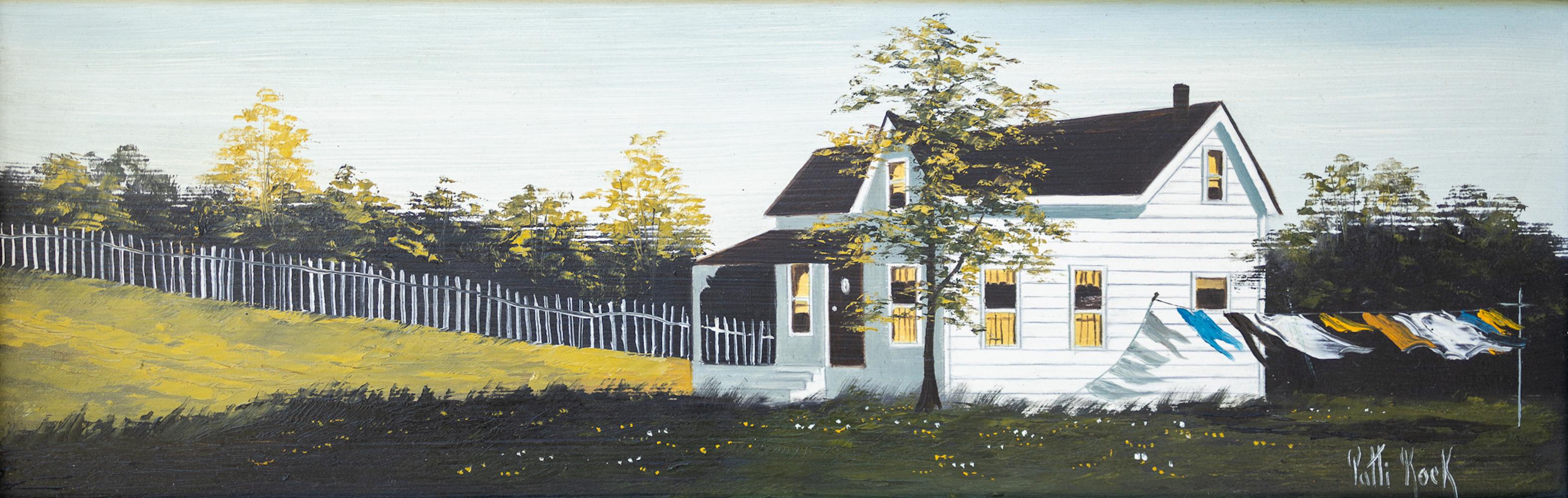 Patti Rock Landscape Painting - Farmhouse Landscape II