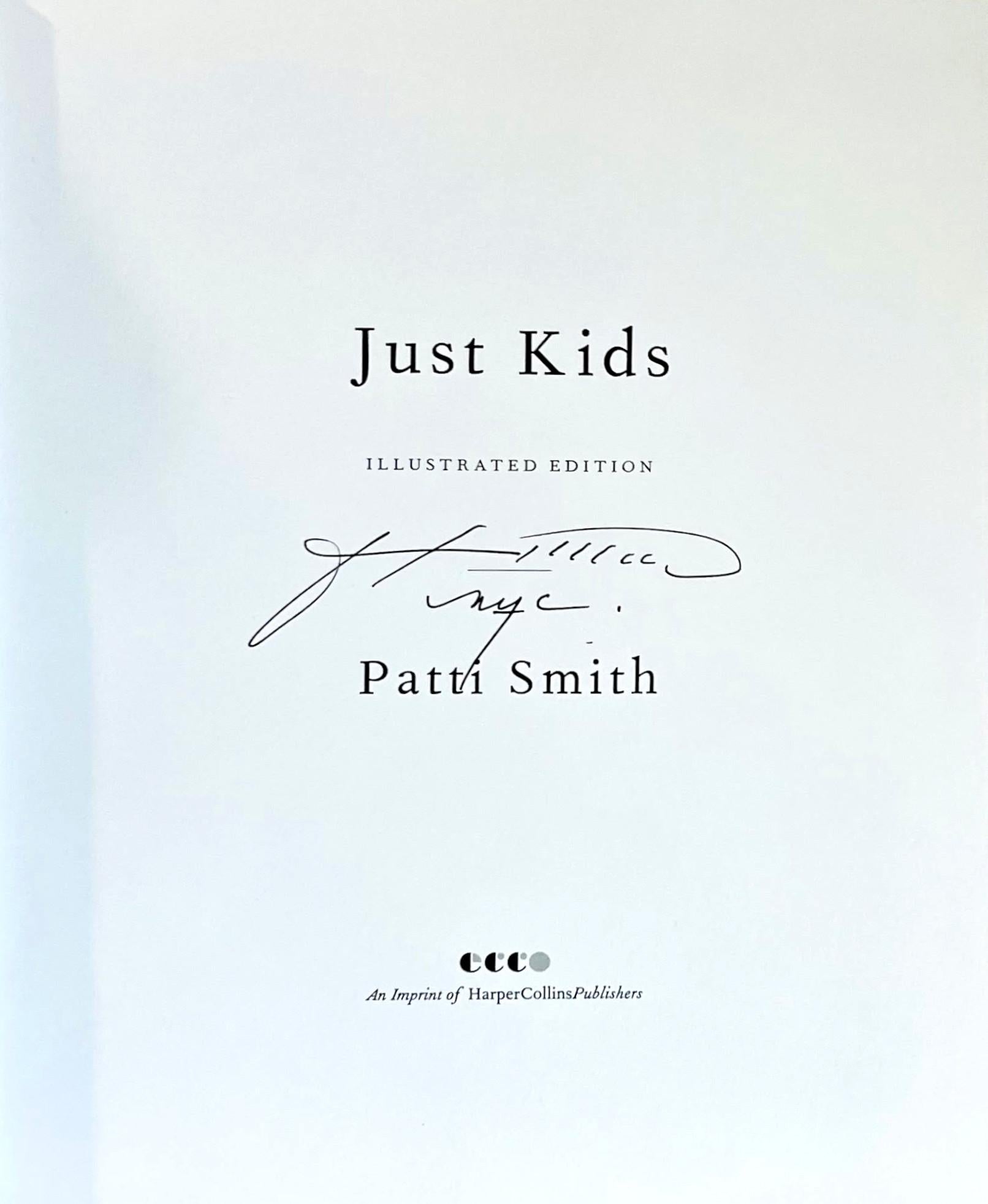 Monograph: Just Kids Illustrated Edition (Hand Signed and dated by Patti Smith) For Sale 1