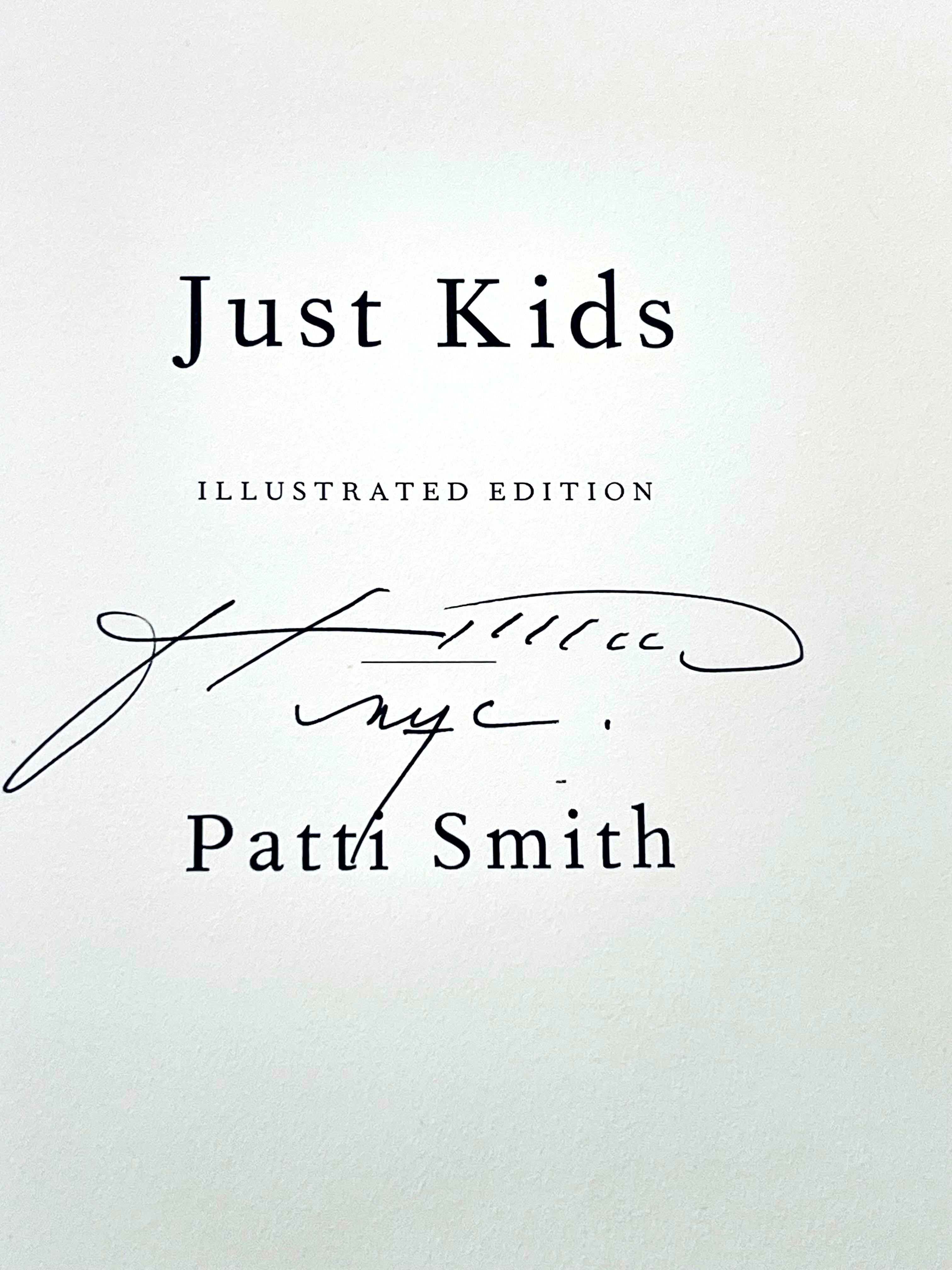 Monograph: Just Kids Illustrated Edition (Hand Signed and dated by Patti Smith) For Sale 2