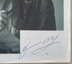 Patti Smith Returns to Ground Zero : Goldmine Magazine (Hand Signed), Framed