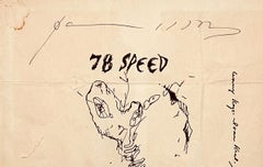 Signed Patti Smith CBGB punk flyer 1977 (Patti Smith group CBGB 1977)