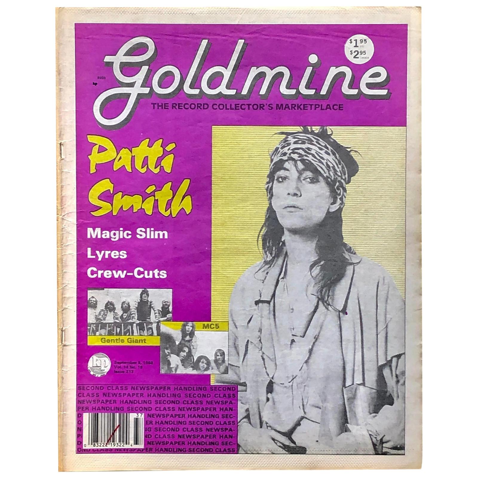 Patti Smith 'Goldmine' 1988 'Vintage Patti Smith'.