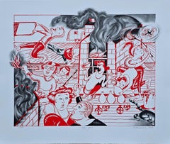 Kiln Yard (Satirical, Figurative, Funny, Potter, Ceramics)