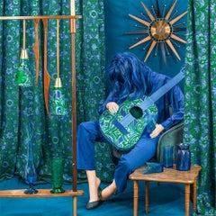 Blaue Periode, aus der Serie Anonymous Women  Gitarre, Picasso, Interieur, Dekoration