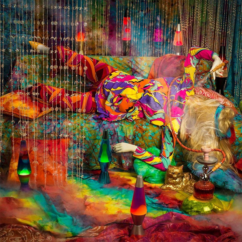 Patty Carroll Color Photograph - Happy Hippie