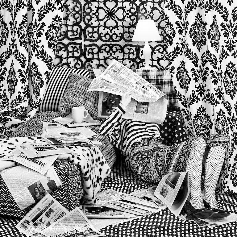 Patty Carroll Figurative Photograph – Newsie