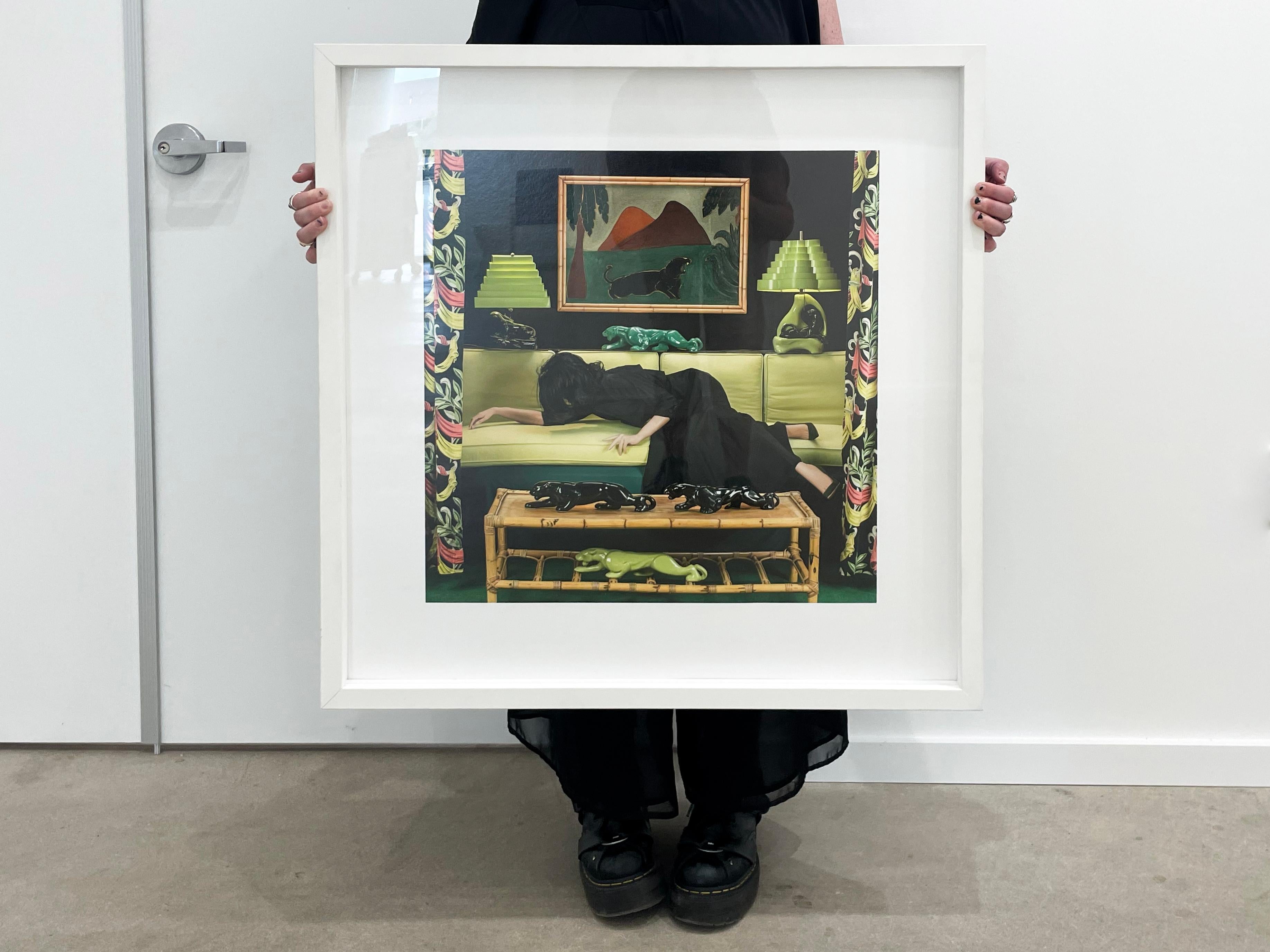 Panther - Limited Edition Color Photograph, Woman Artist, Interior, Decor For Sale 1