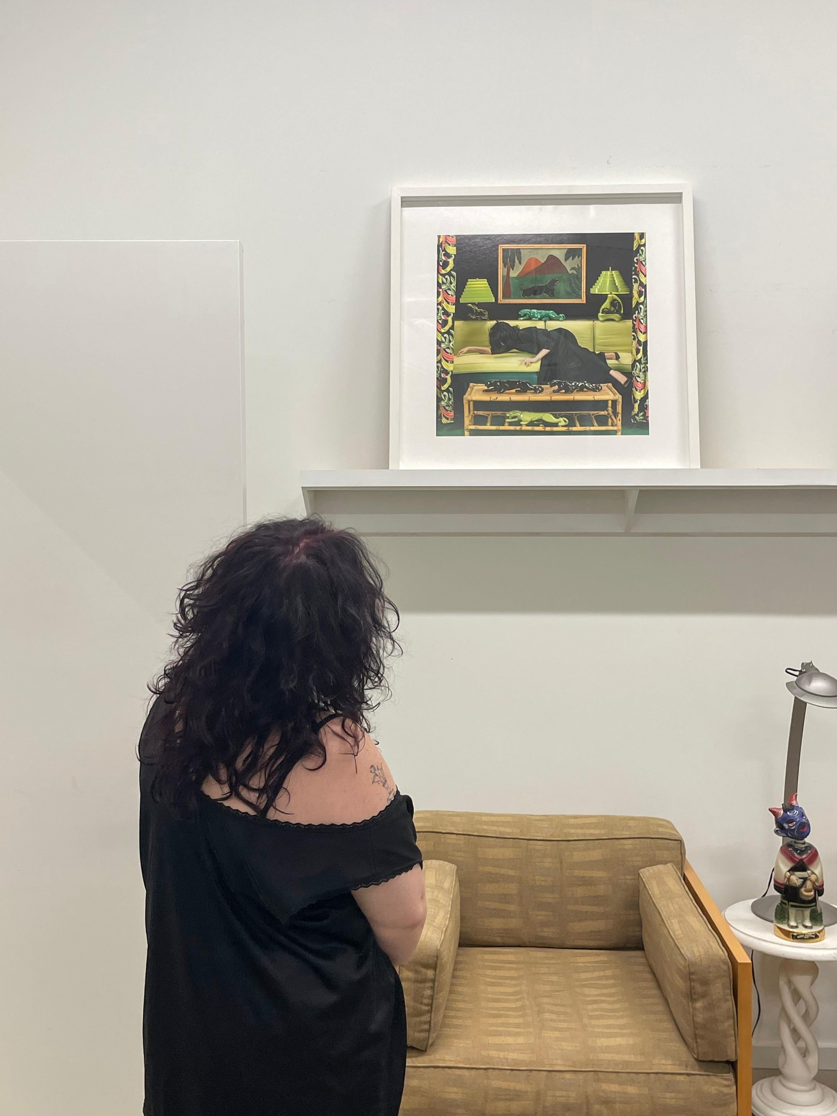 Panther - Farbfotografie in limitierter Auflage, Künstlerin als Frau, Interieur, Dekoration (Schwarz), Figurative Photograph, von Patty Carroll