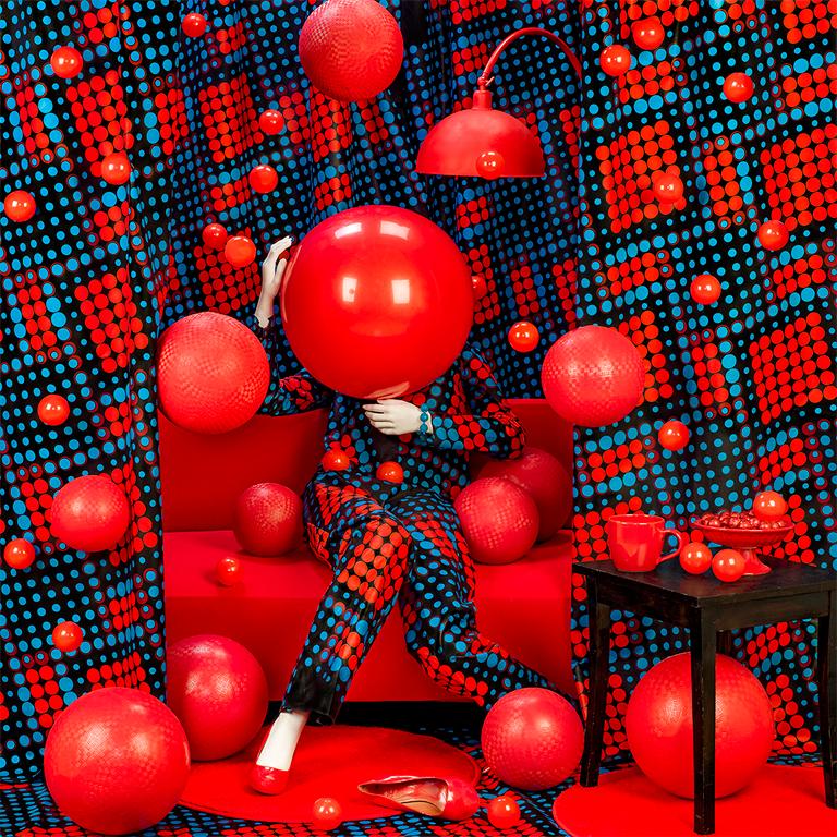 Patty Carroll Figurative Photograph - Red Balls