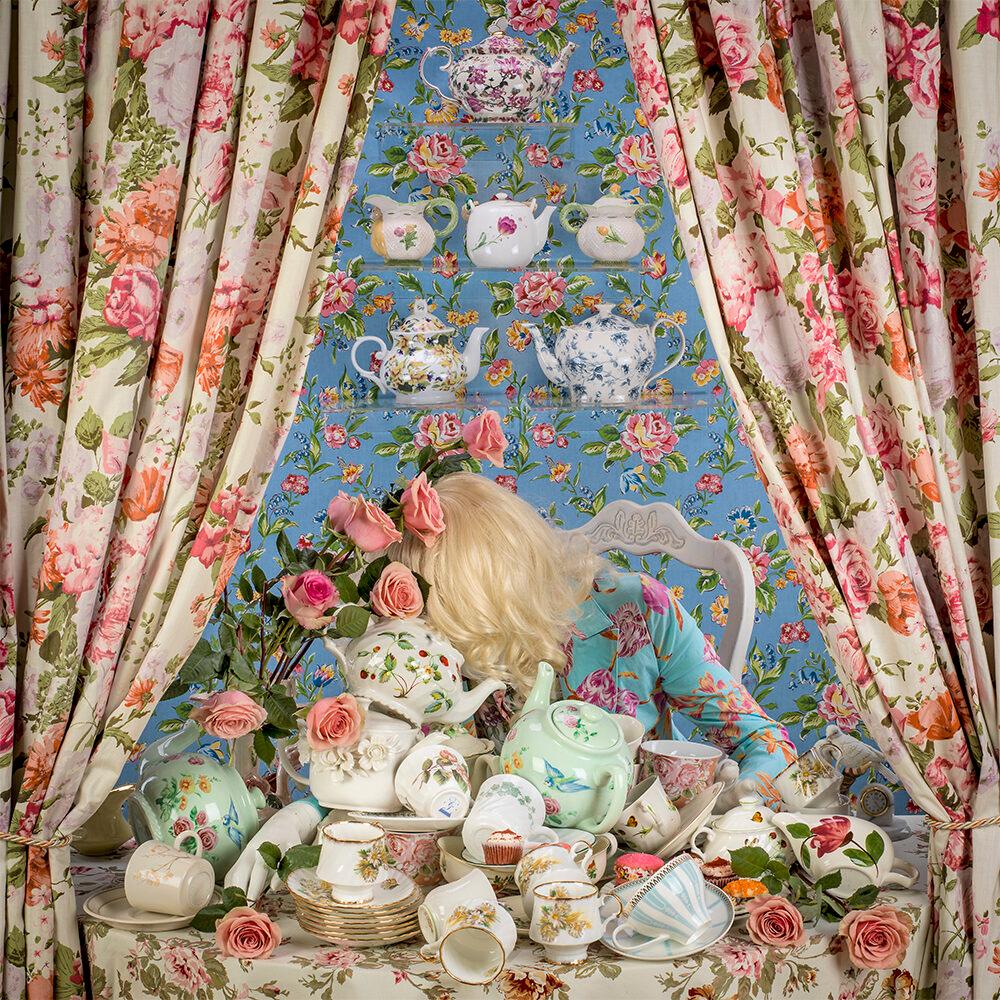 Patty Carroll Color Photograph - Tea'd Off