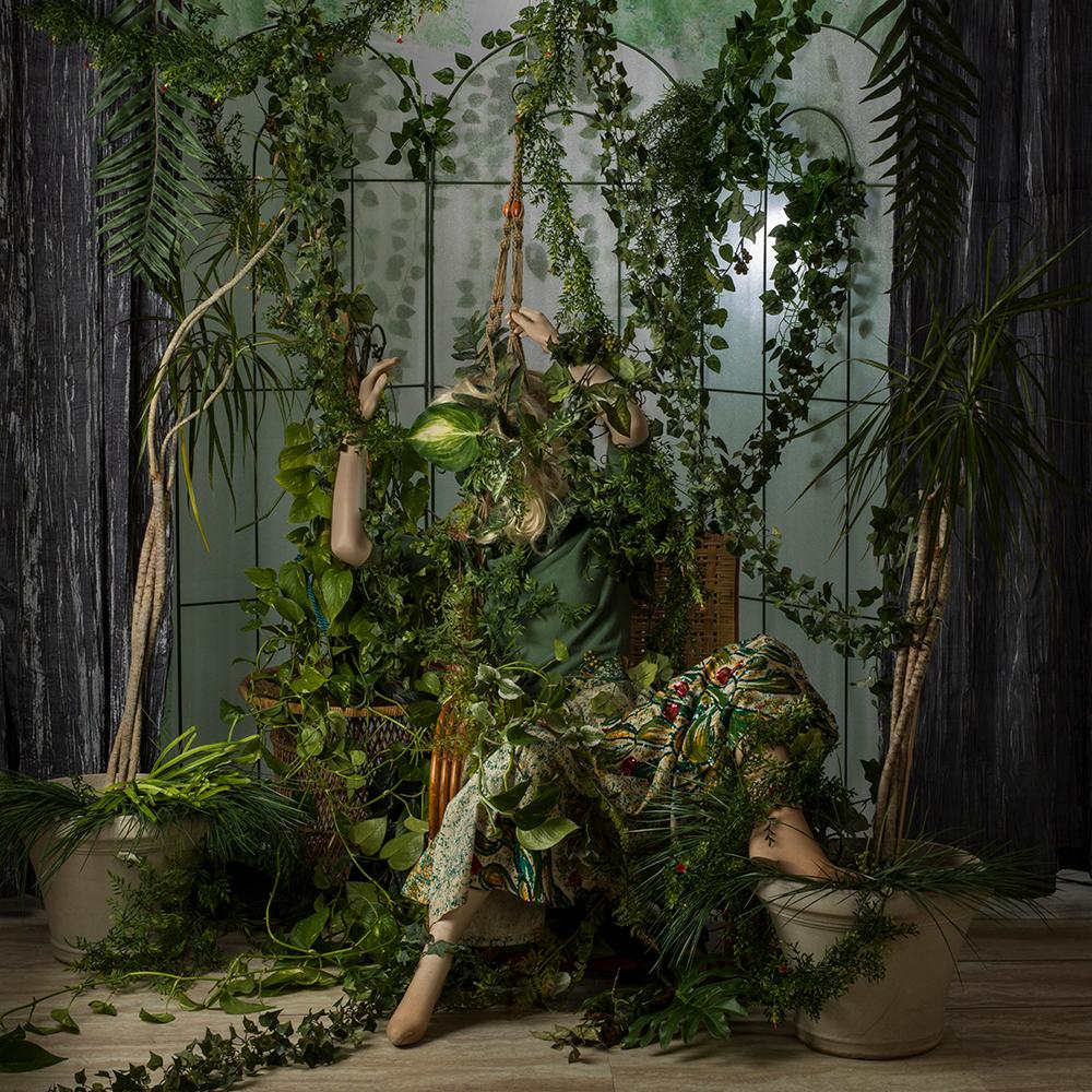 Patty Carroll Color Photograph – Grüne Gänseblümchen