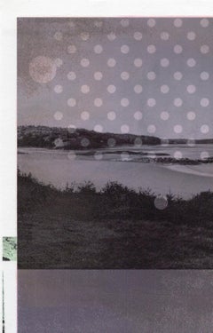 Landlocked (création), paysage abstrait, impression technique mixte, 2025