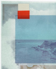 "Landlocked (Welcome to Utah)", Contemporary, Abstract Mixed Media Print, 2025