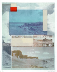 "Landlocked (Welcome to Utah)", Contemporary, Abstract Mixed Media Print, 2025