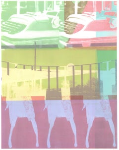 "Referenze e networking", Contemporaneo, Verde, Giallo, Inchiostro, Tecnica mista, 2024