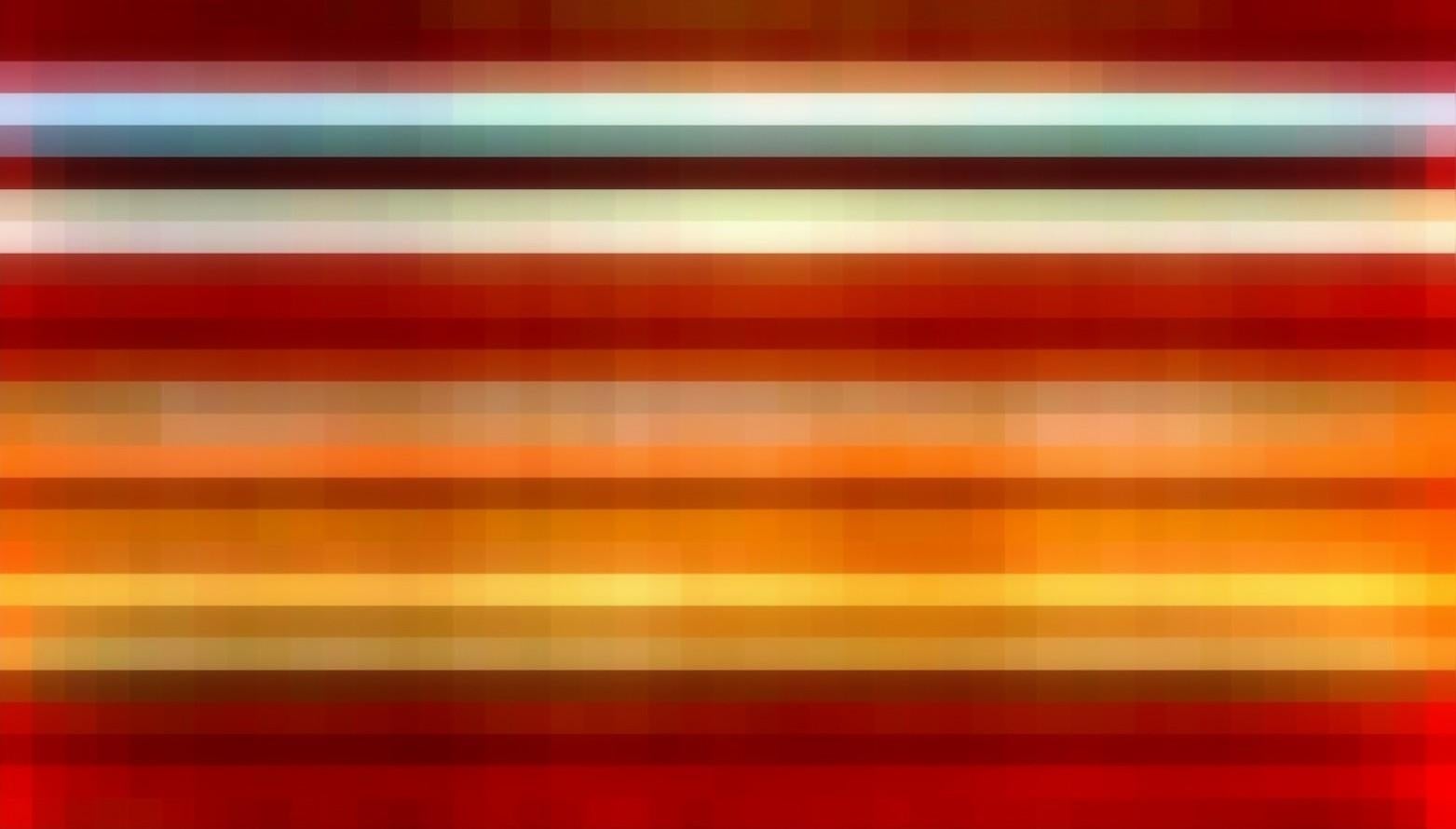 Broken Television 206, abstrait, rouge, orange, jaune, photo, impression numérique - Contemporain Print par Patty deGrandpre
