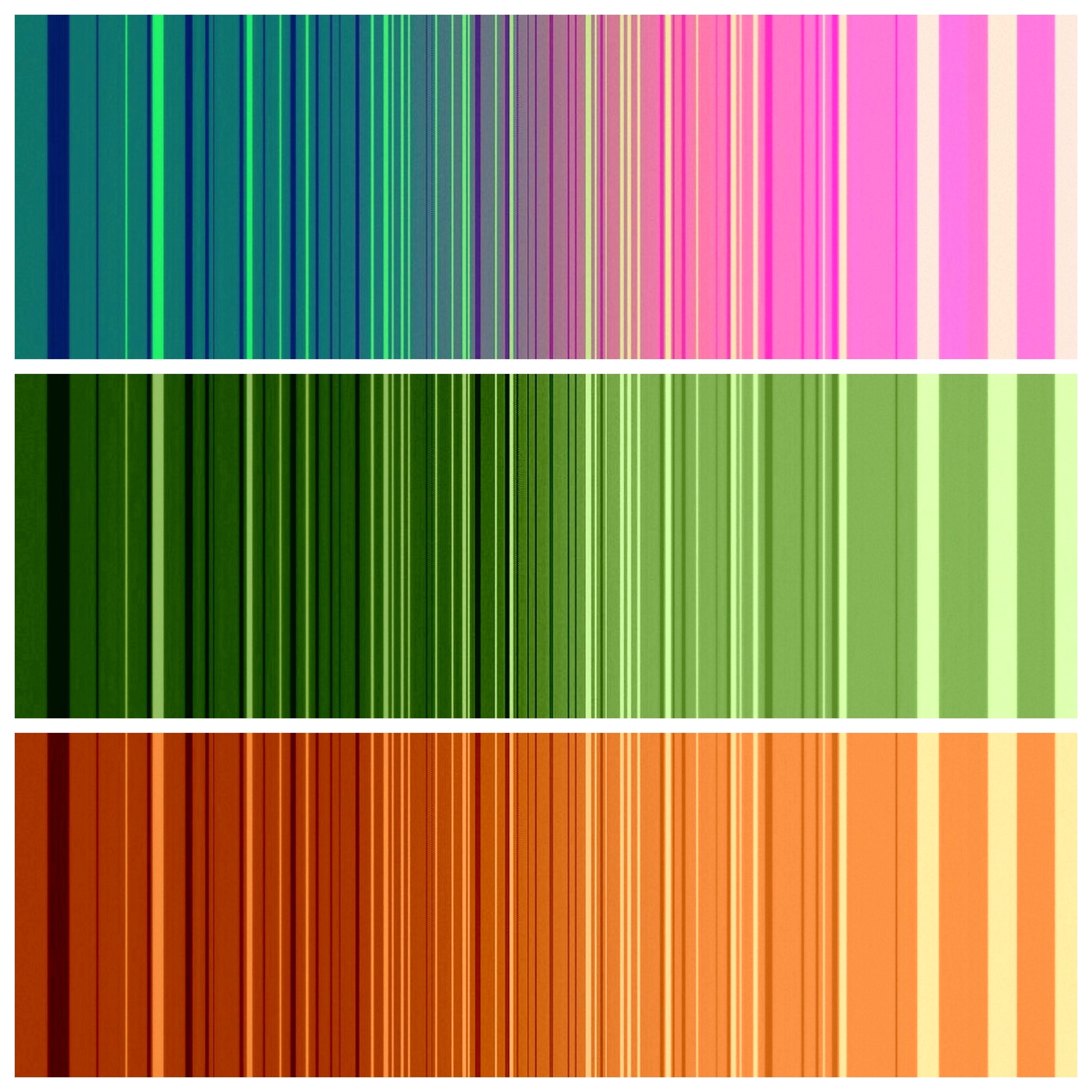 Color Photograph de Patty deGrandpre - "Todo el mundo y todo (arco iris)", Abstracto, Impresión gráfica de inyección de tinta, 2018