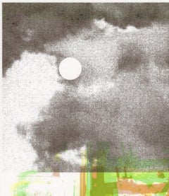 "Rum & Pineapple (Hurricane Party)", Abstract, Blue, Green, Orange, Photography